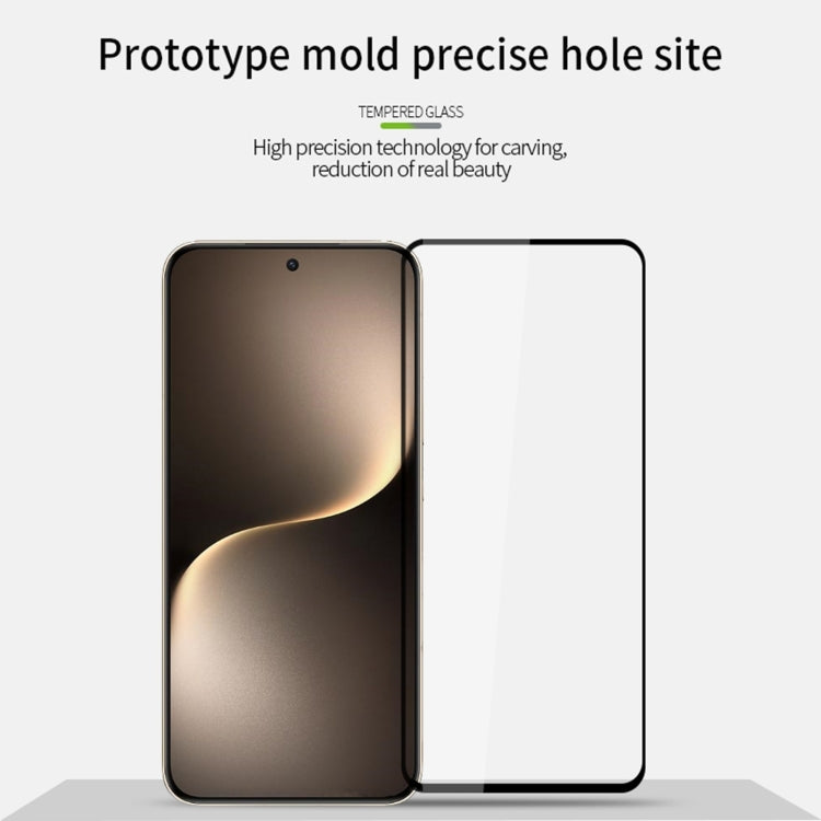For Honor Magic7 PINWUYO 9H 2.5D Full Screen Tempered Glass Film - Black