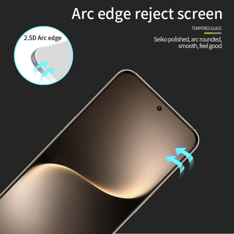 For Honor Magic7 PINWUYO 9H 2.5D Full Screen Tempered Glass Film - Black