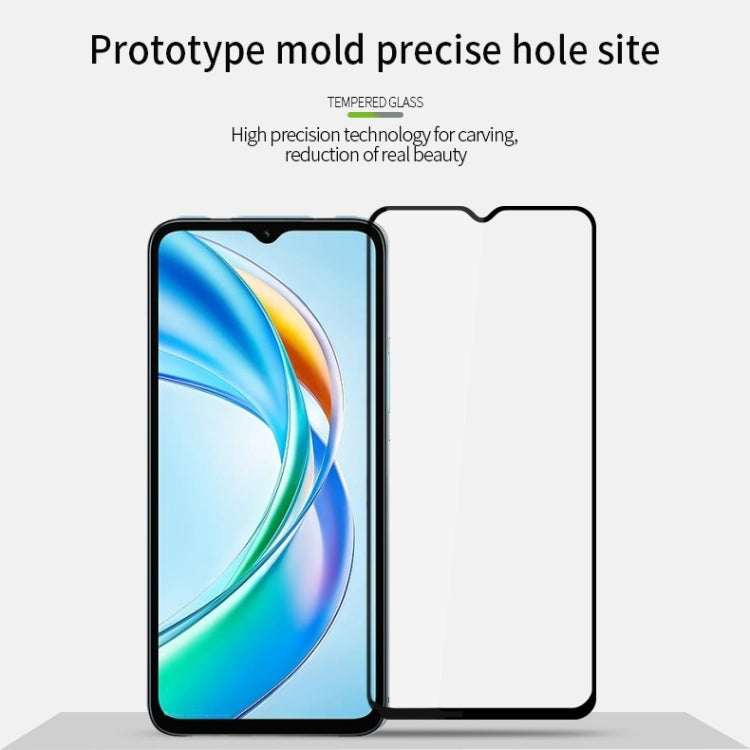 For Honor X5b / X5b Plus PINWUYO 9H 2.5D Full Screen Tempered Glass Film - Black