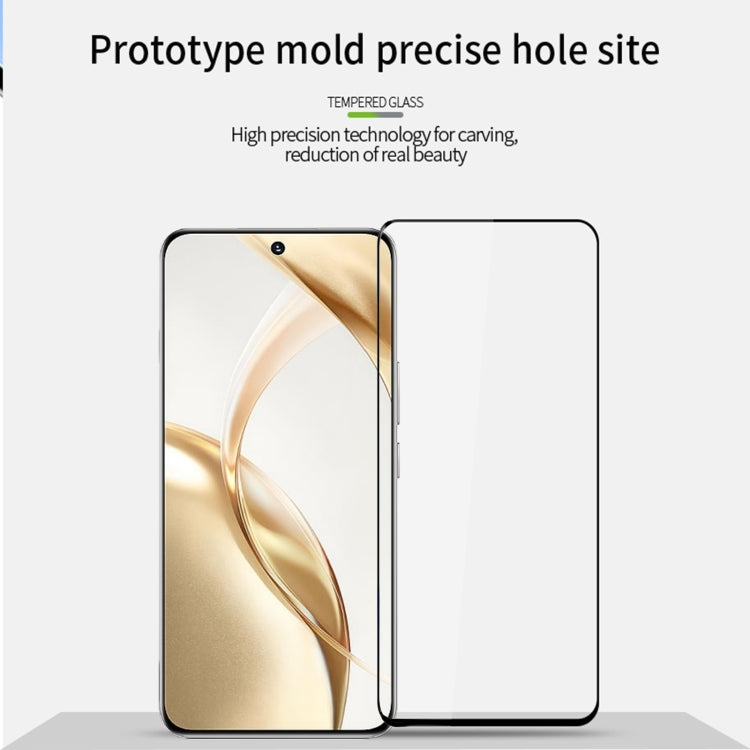For Honor 300 PINWUYO 9H 2.5D Full Screen Tempered Glass Film - Black