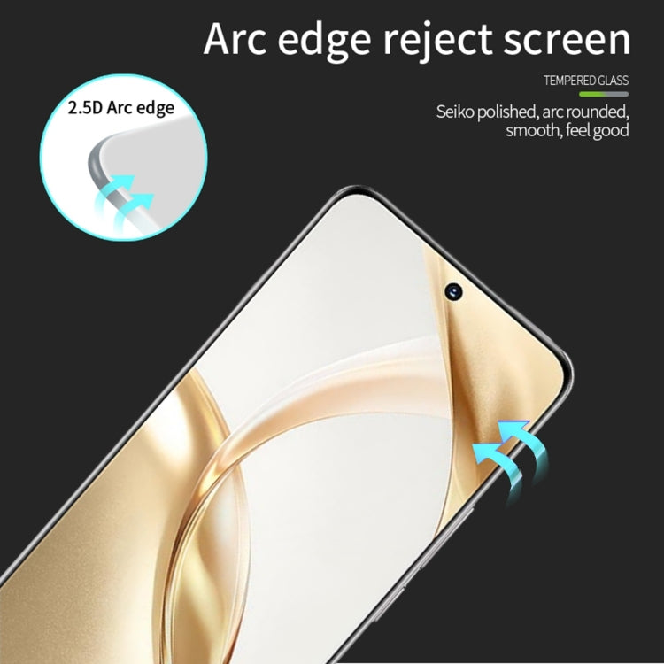 For Honor 300 PINWUYO 9H 2.5D Full Screen Tempered Glass Film - Black