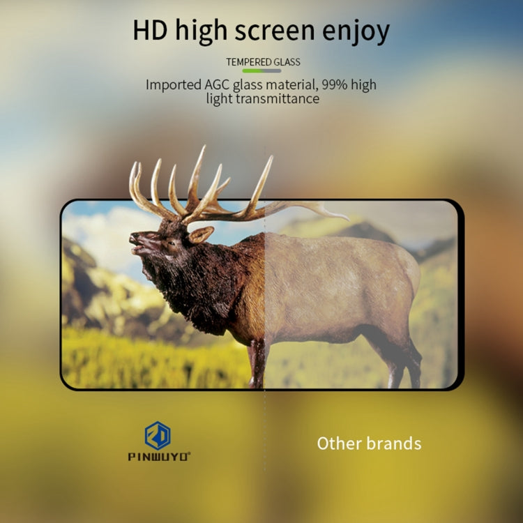 For Honor X9c Smart PINWUYO 9H 2.5D Full Screen Tempered Glass Film - Black