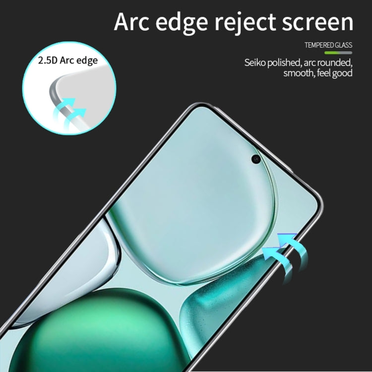 For Honor X9c Smart PINWUYO 9H 2.5D Full Screen Tempered Glass Film - Black
