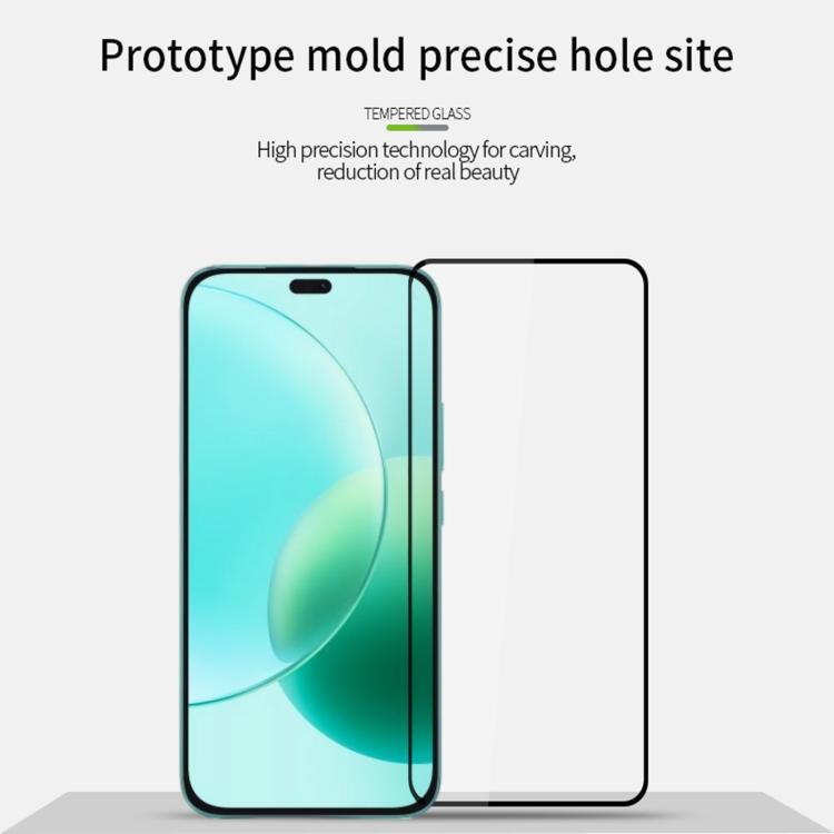 For Honor 400 Lite / X70i PINWUYO 9H 2.5D Full Screen Tempered Glass Film - Black