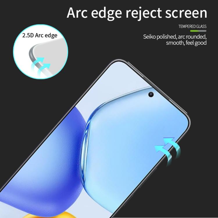 For Honor X60 GT PINWUYO 9H 2.5D Full Screen Tempered Glass Film - Black