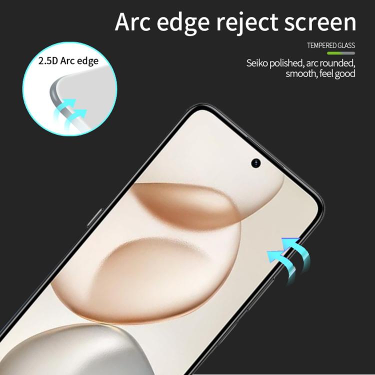 For Honor 400 Smart 5G PINWUYO 9H 2.5D Full Screen Tempered Glass Film - Black