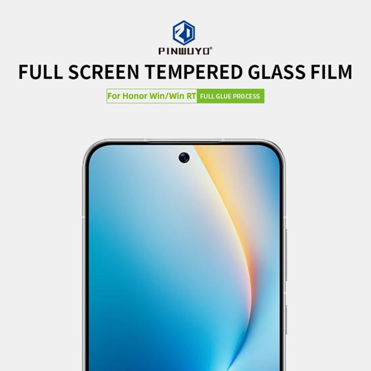 For Honor Win / Win RT PINWUYO 9H 2.5D Full Screen Tempered Glass Film - Black