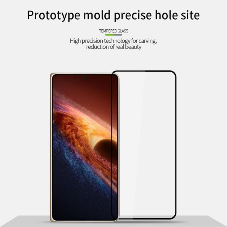 For Honor Magic V6 Unlock PINWUYO 9H 2.5D Full Screen Tempered Glass Film - Black