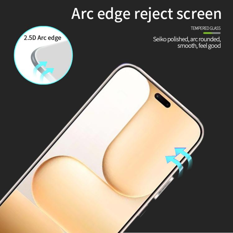 For Honor Play11 Plus 5G PINWUYO 9H 2.5D Full Screen Tempered Glass Film - Black