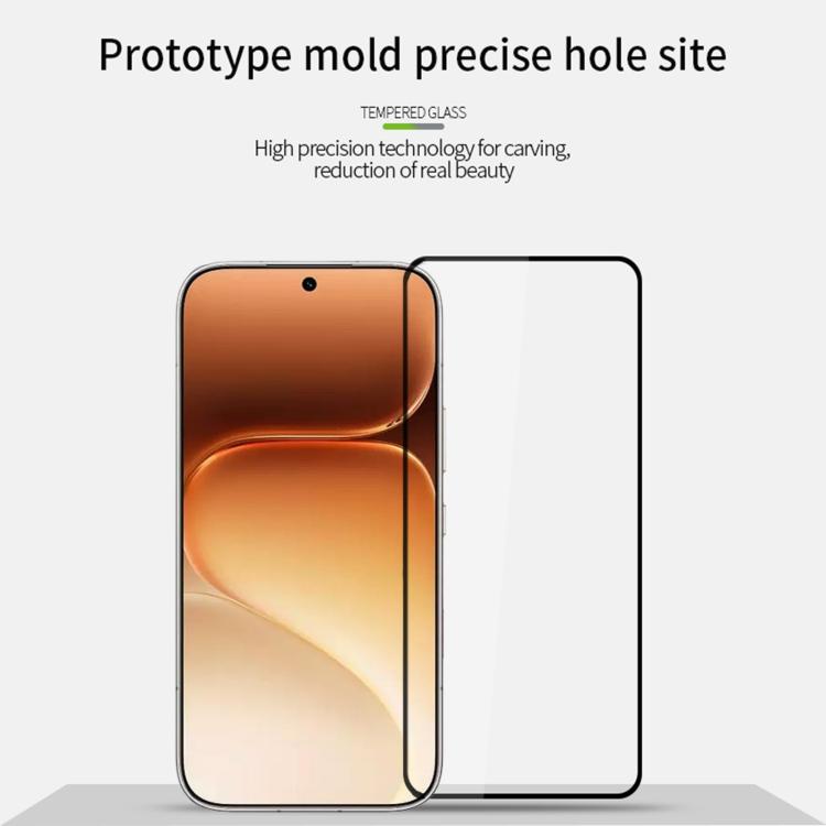 For Honor 600 / 600 Pro Global PINWUYO 9H 2.5D Full Screen Tempered Glass Film - Black