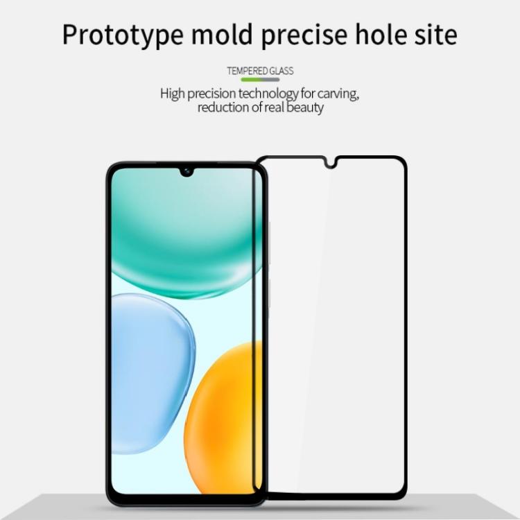 For Honor Play 70C 4G PINWUYO 9H 2.5D Full Screen Tempered Glass Film - Black