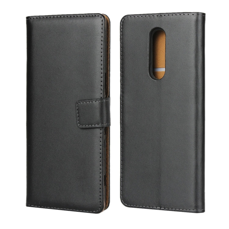 Leather Horizontal Flip Holster for Sony XZ4  ï¼Œwith Magnetic Clasp and Bracket and Card Slot and Wallet(Black)