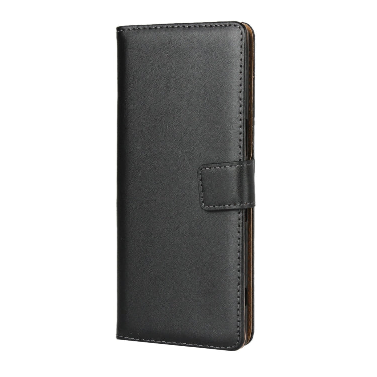 Leather Horizontal Flip Holster for Sony XZ4  ï¼Œwith Magnetic Clasp and Bracket and Card Slot and Wallet(Black)