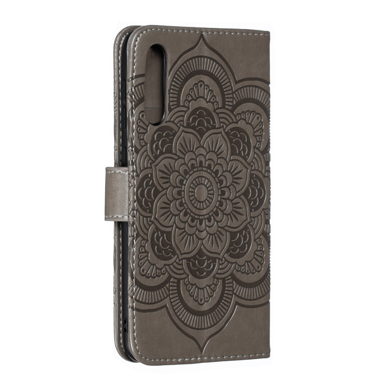 Mandala Embossing Pattern Horizontal Flip Leather Case for Galaxy A50 , with Holder & Card Slots & Wallet & Photo Frame &  Lanyard