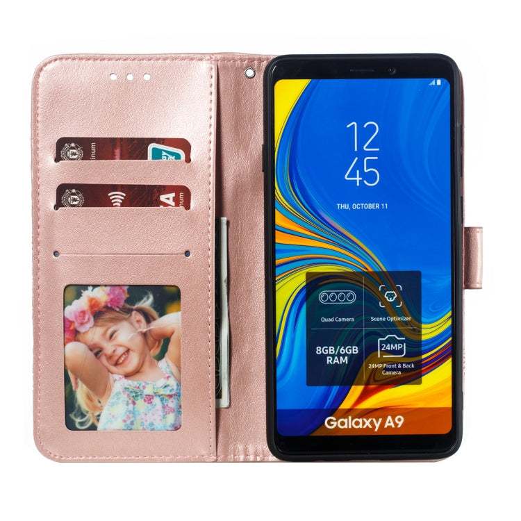 Mandala Embossing Pattern Horizontal Flip Leather Case for Galaxy A9 (2018) / A9 Star Pro (2018) / A9S & A9 PRO(2018) / A9200, with Holder & Card Slots & Wallet & Photo Frame &  Lanyard