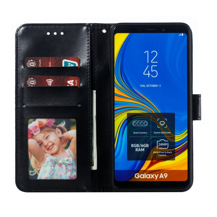 Mandala Embossing Pattern Horizontal Flip Leather Case for Galaxy A9 (2018) / A9 Star Pro (2018) / A9S & A9 PRO(2018) / A9200, with Holder & Card Slots & Wallet & Photo Frame &  Lanyard