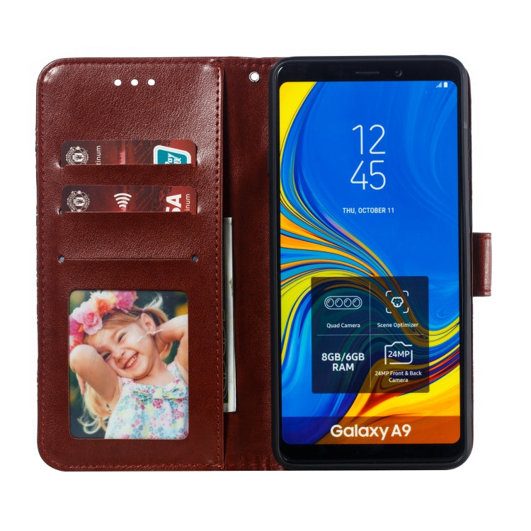 Mandala Embossing Pattern Horizontal Flip Leather Case for Galaxy A9 (2018) / A9 Star Pro (2018) / A9S & A9 PRO(2018) / A9200, with Holder & Card Slots & Wallet & Photo Frame &  Lanyard