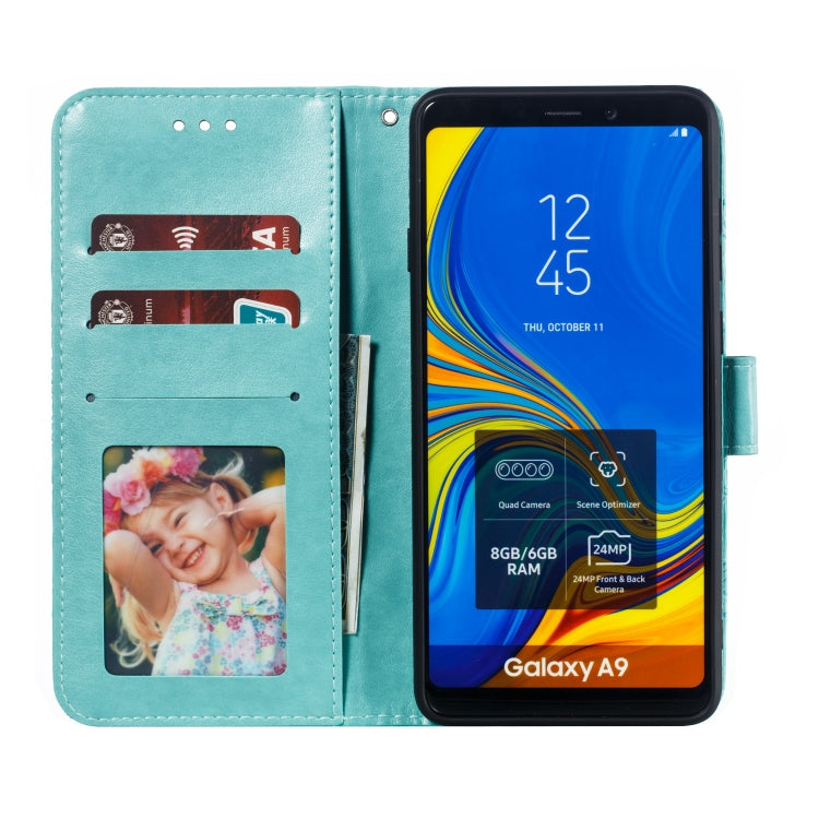 Mandala Embossing Pattern Horizontal Flip Leather Case for Galaxy A9 (2018) / A9 Star Pro (2018) / A9S & A9 PRO(2018) / A9200, with Holder & Card Slots & Wallet & Photo Frame &  Lanyard