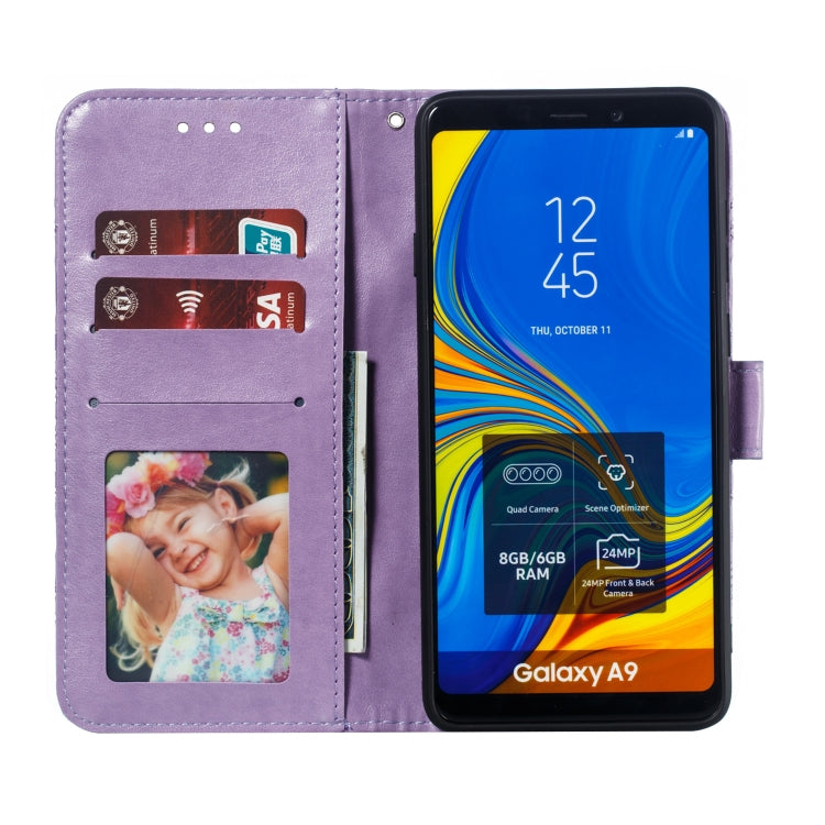 Mandala Embossing Pattern Horizontal Flip Leather Case for Galaxy A9 (2018) / A9 Star Pro (2018) / A9S & A9 PRO(2018) / A9200, with Holder & Card Slots & Wallet & Photo Frame &  Lanyard