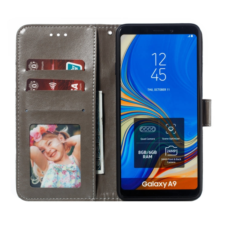 Mandala Embossing Pattern Horizontal Flip Leather Case for Galaxy A9 (2018) / A9 Star Pro (2018) / A9S & A9 PRO(2018) / A9200, with Holder & Card Slots & Wallet & Photo Frame &  Lanyard