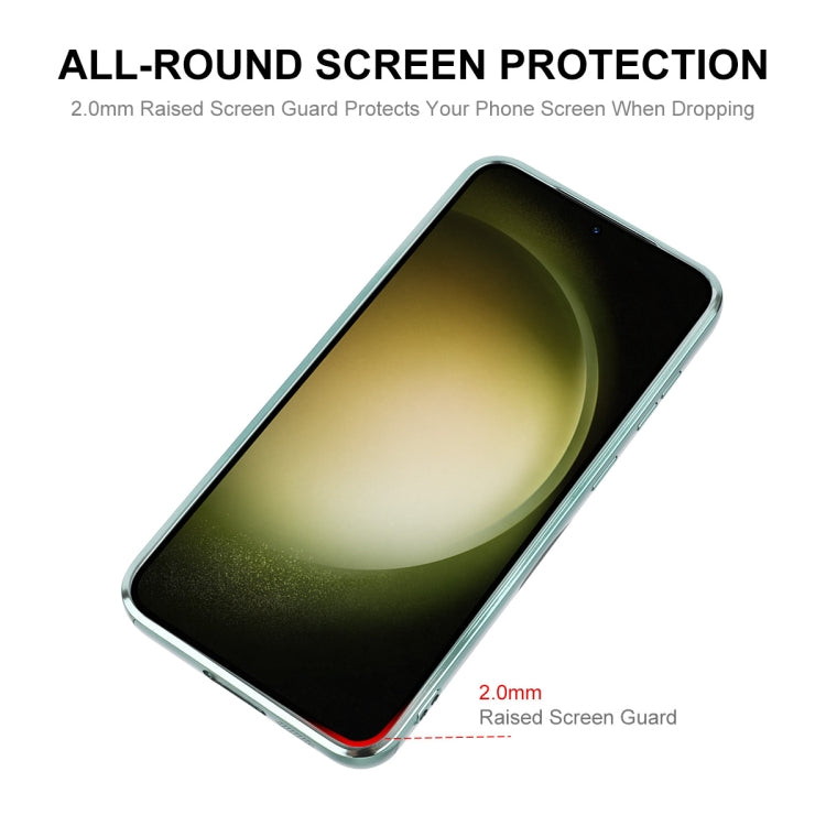 For Samsung Galaxy S25 5G ENKAY Hat-Prince Magnetic Glitter Plated TPU Phone Case with Lens Film