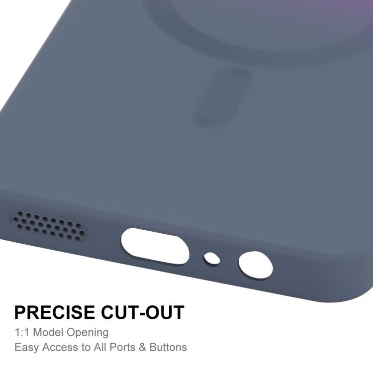 For Samsung Galaxy A06 4G / 5G ENKAY Hat-Prince MagSafe Rainbow Gradient Silicone Phone Case with Lens Film