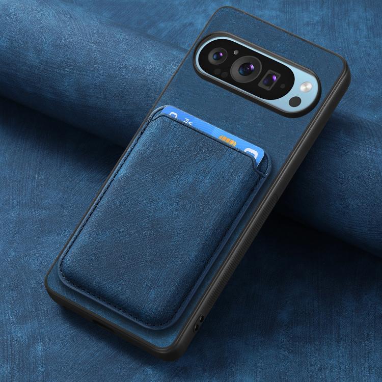 For Google Pixel 9/9 Pro Retro Leather Card Bag Magnetic Phone Case