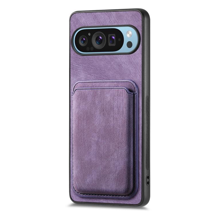For Google Pixel 9/9 Pro Retro Leather Card Bag Magnetic Phone Case
