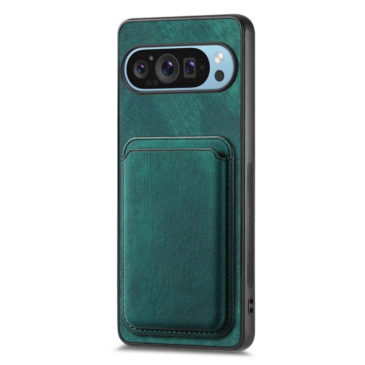 For Google Pixel 9 Pro XL Retro Leather Card Bag Magnetic Phone Case