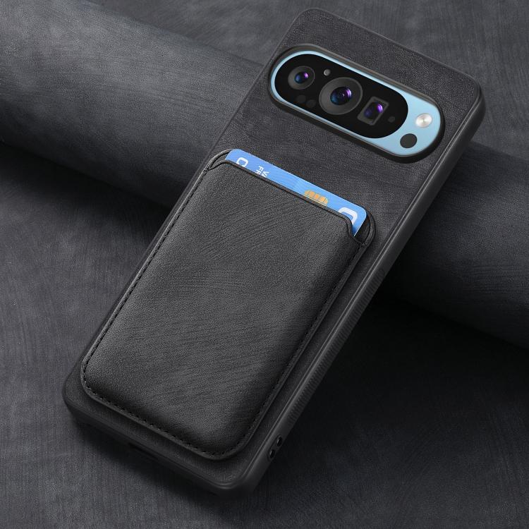For Google Pixel 9 Pro XL Retro Leather Card Bag Magnetic Phone Case
