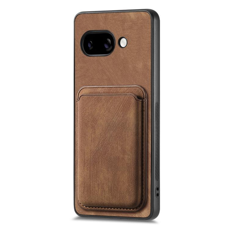 For Google Pixel 9A Retro Leather Card Bag Magnetic Phone Case