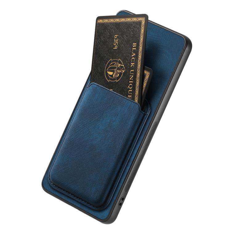 For Google Pixel 9A Retro Leather Card Bag Magnetic Phone Case