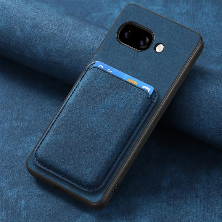 For Google Pixel 9A Retro Leather Card Bag Magnetic Phone Case