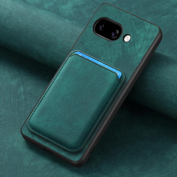 For Google Pixel 9A Retro Leather Card Bag Magnetic Phone Case