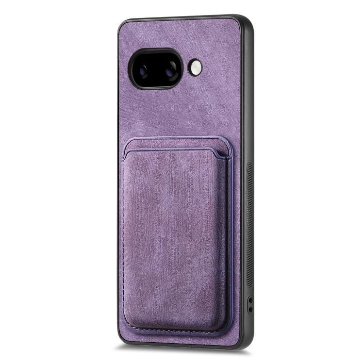 For Google Pixel 9A Retro Leather Card Bag Magnetic Phone Case
