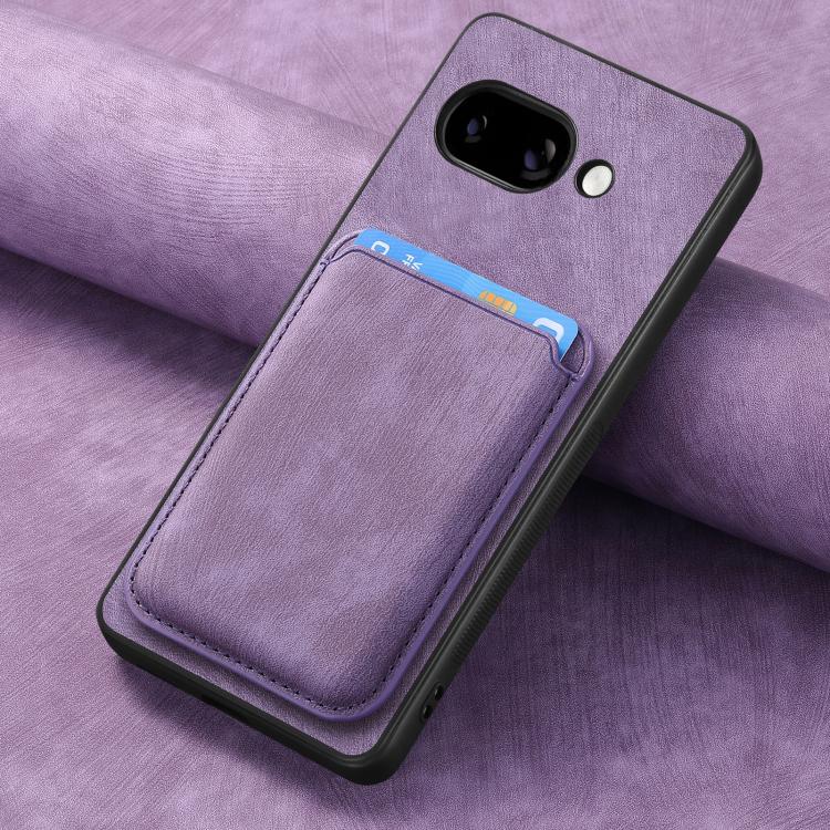 For Google Pixel 9A Retro Leather Card Bag Magnetic Phone Case