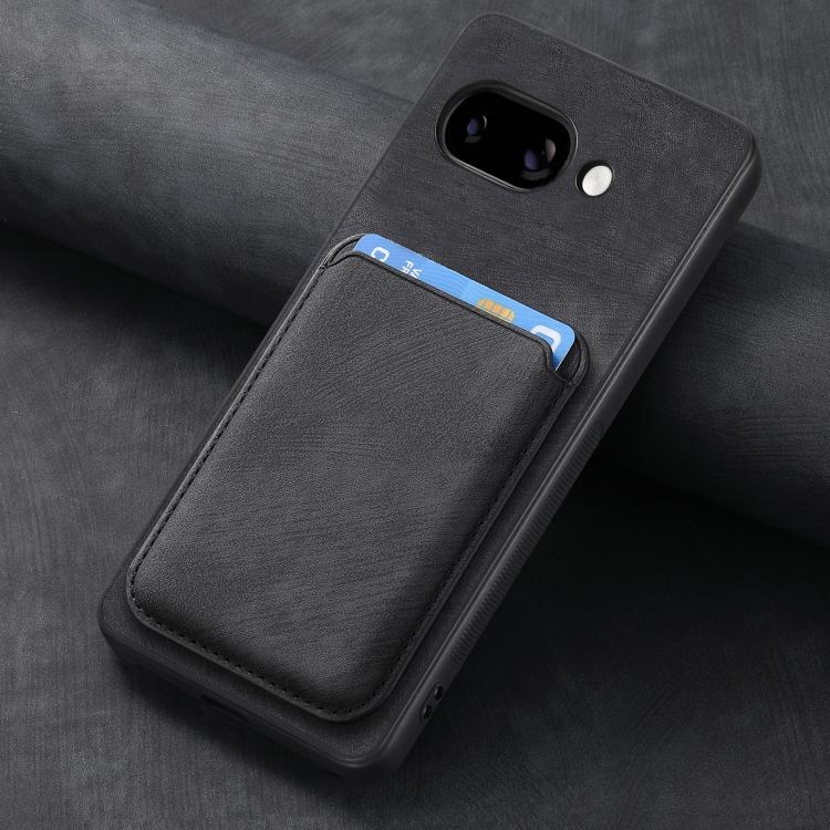 For Google Pixel 9A Retro Leather Card Bag Magnetic Phone Case
