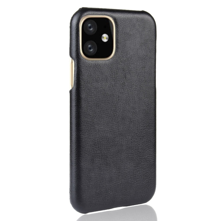 Shockproof Litchi Texture PC + PU Case For Apple iPhone 11