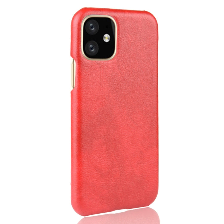 Shockproof Litchi Texture PC + PU Case For Apple iPhone 11