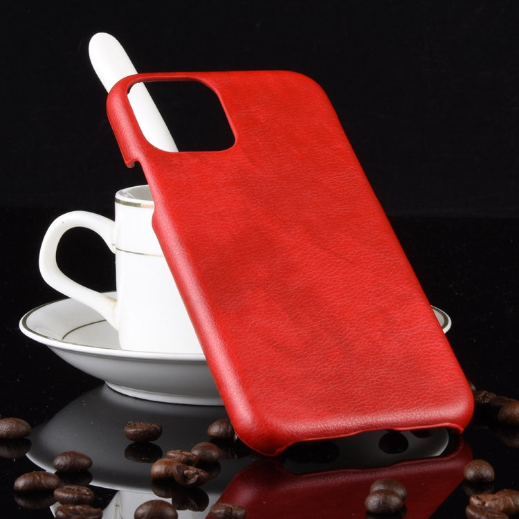 Shockproof Litchi Texture PC + PU Case For Apple iPhone 11