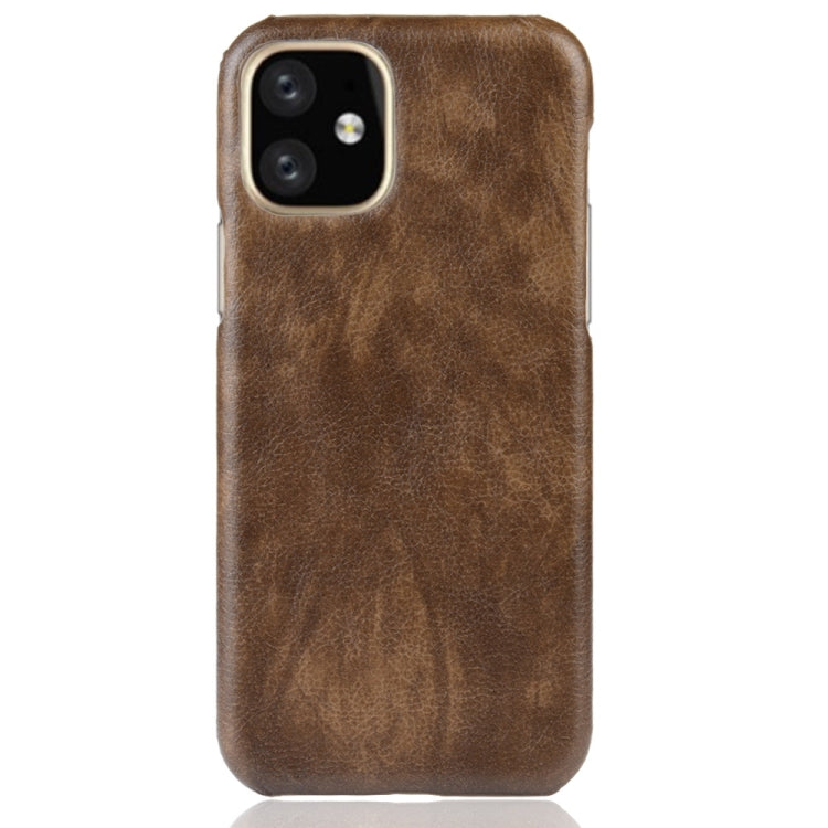 Shockproof Litchi Texture PC + PU Case For Apple iPhone 11