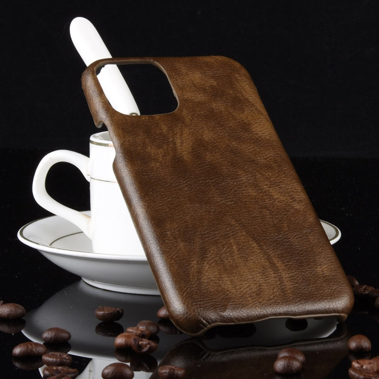 Shockproof Litchi Texture PC + PU Case For Apple iPhone 11
