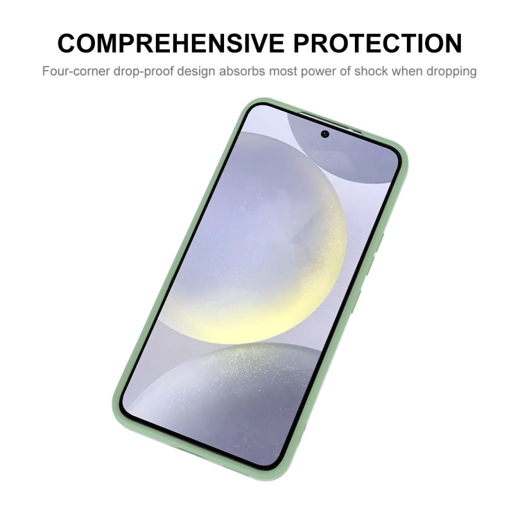 For Samsung Galaxy S25 5G ENKAY Liquid Silicone Soft Shockproof Phone Case