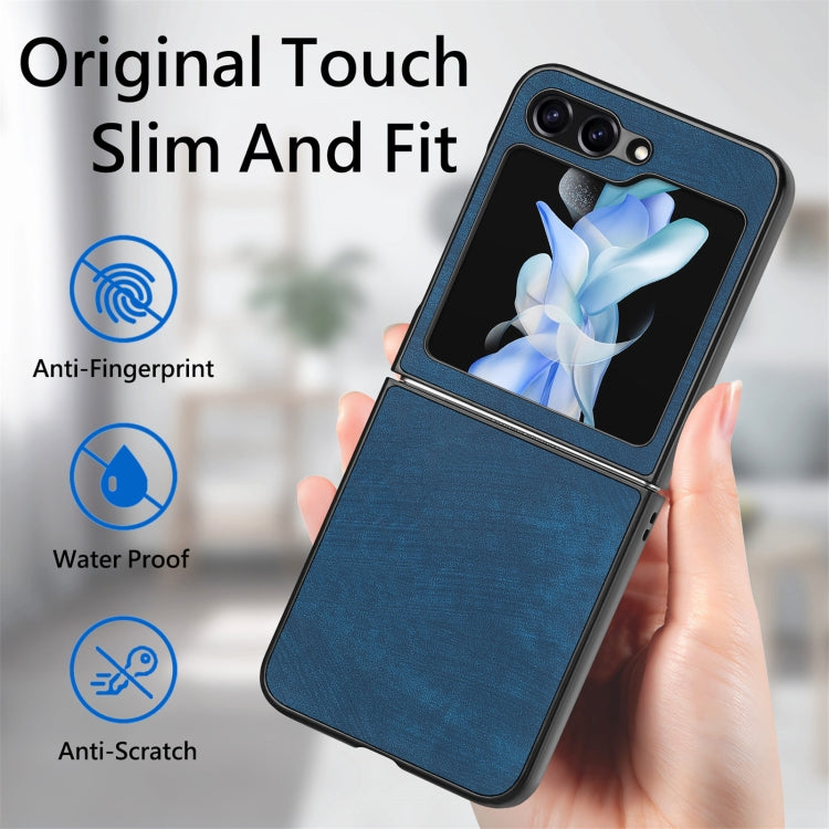 For Samsung Galaxy Z Flip6 / Flip7 FE Retro Leather Shockproof Phone Case