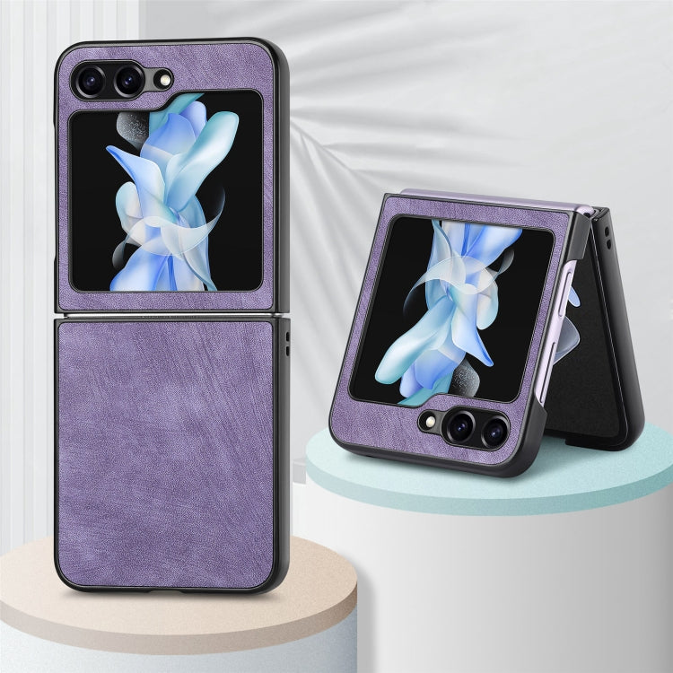 For Samsung Galaxy Z Flip6 / Flip7 FE Retro Leather Shockproof Phone Case