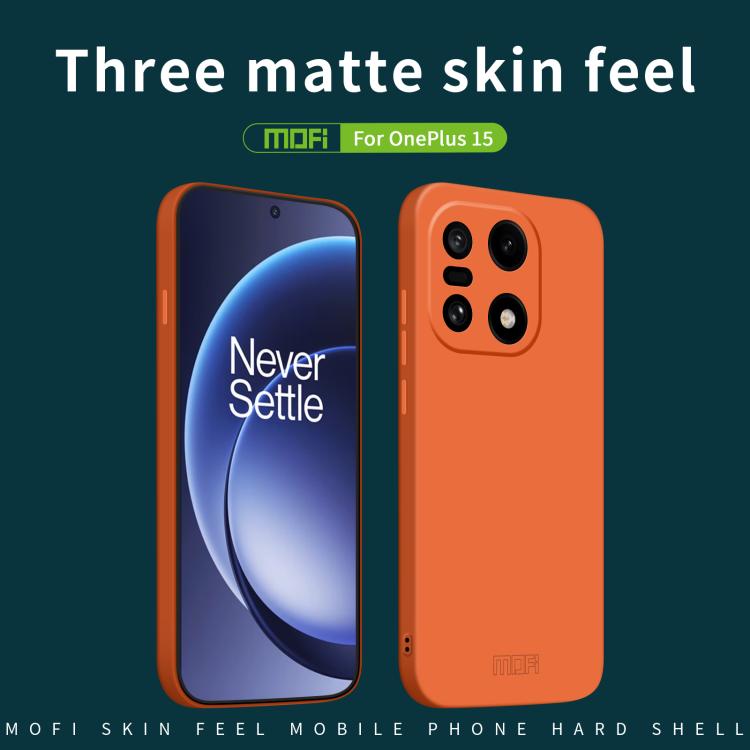 For OnePlus 15 MOFI Qin Series Skin Feel All-inclusive PC Phone Case