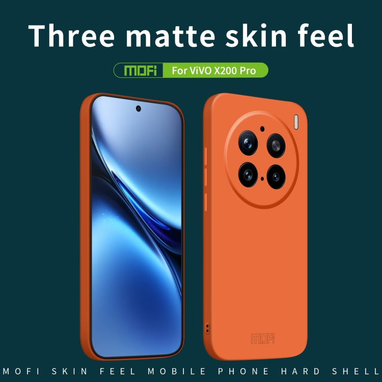 For vivo X200 Pro MOFI Qin Series Skin Feel All-inclusive PC Phone Case