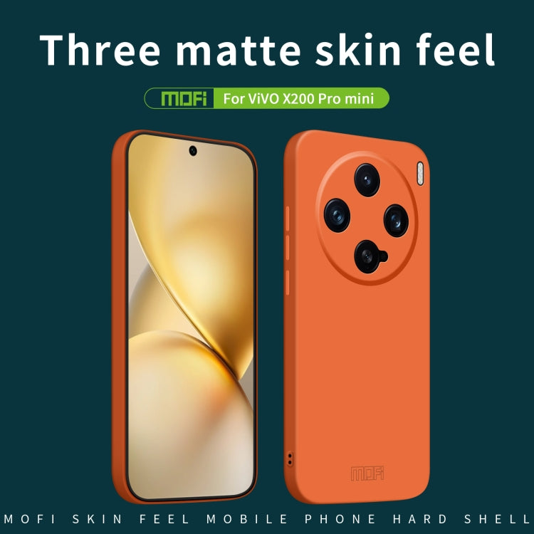 For vivo X200 Pro mini MOFI Qin Series Skin Feel All-inclusive PC Phone Case