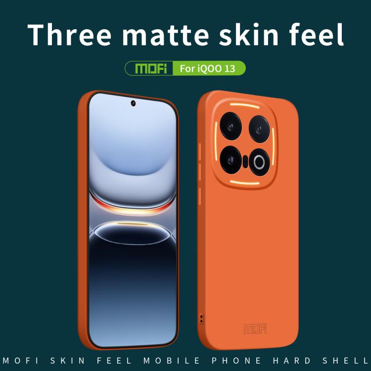 For vivo iQOO 13 MOFI Qin Series Skin Feel All-inclusive PC Phone Case