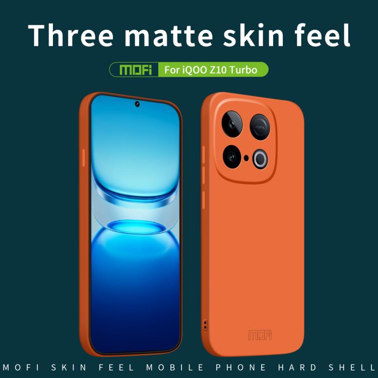 For vivo iQOO Z10 Turbo MOFI Qin Series Skin Feel All-inclusive PC Phone Case